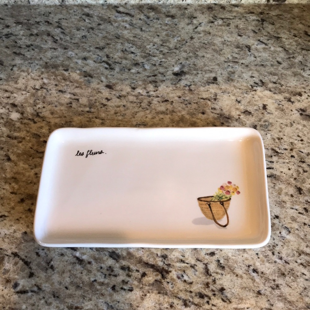 Rae Dunn Ceramic Jewelry Tray